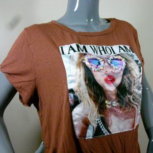 Zenobia "I AM WHO I AM" T-Shirt - Size Large